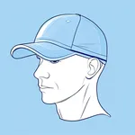 blue baseball cap image